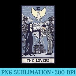 the lovers tarot card - sublimation patterns png