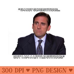 michael scott little stitious - png download