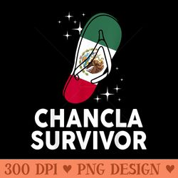 chancla survivor mexico hispanic heritage month mexican flag - png graphics download