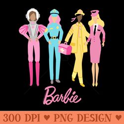 barbie 60th anniversary fashion - sublimation graphics png
