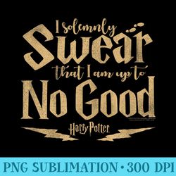 harry potter i am up to no good - modern png designs