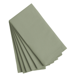 cotton buffet napkins 6 count , color: jadeite green