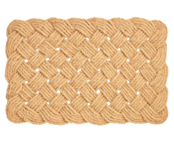 coir rope knot doormat