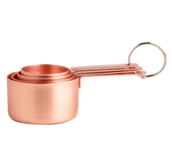 copper nesting measuring cups