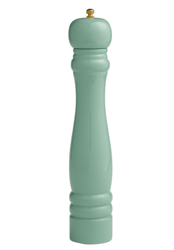 wood pepper grinder , color: sage