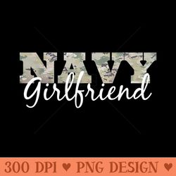 navy girlfriend for her us military pride - high resolution png designs