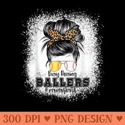 baseball softball busy raising ballers - high quality png files