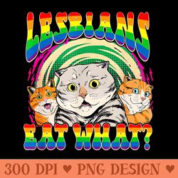 lesbians eat what cat national coming out day lgbq pride - high resolution png designs