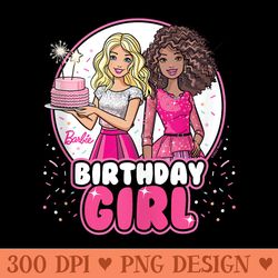 barbie - birthday girl - transparent png download