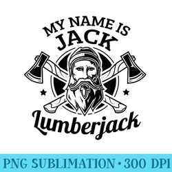 mens a lumberjack chainsaw ax axe design - modern png designs