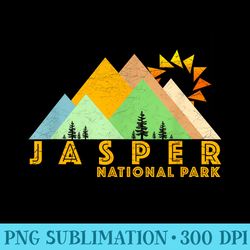 vintage jasper national park retro - transparent png resource