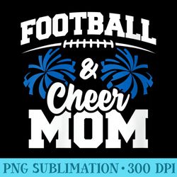 s football cheer mom high school cheerleader cheerleading - high resolution png graphic