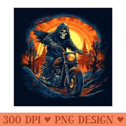 epic grim reaper motorcycle - png graphics download