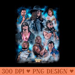 90s wrestling federation - printable png graphics