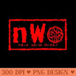 wolf pack nwo - sublimation patterns png