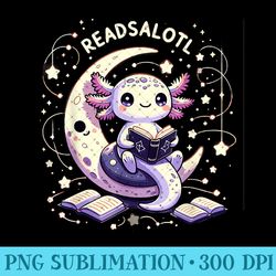 axolotl books readsalotl reading bookworm girls - png templates