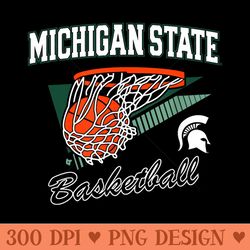 michigan state basketball spartans throwback - msu licensed - unique sublimation patterns