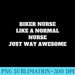 biker nurse motorcycle awesome - high resolution png graphic