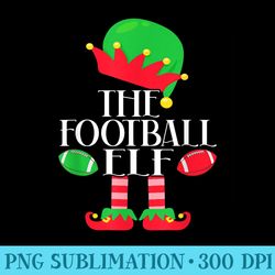 the football elf christmas party pajama - high resolution png resource