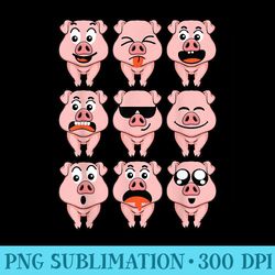 cute pig piglet lover men girls - transparent png design