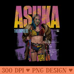 asuka pose - sublimation graphics png - fashionable and fearless