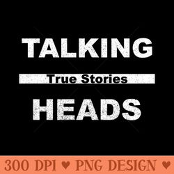 talking heads music band true stories - modern png designs - bold & eye-catching