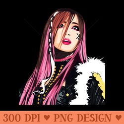 kairi sane illustration - printable png graphics - fashionable and fearless