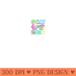 this is my 80s bro 80s party sunglasses raglan baseball - digital png artwork