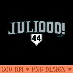 julio rodriguez - juliooo! - seattle baseball - sublimation png designs