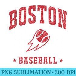boston baseball vintage gameday retro baseball lover - printable png graphics