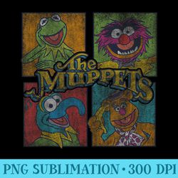 disney muppets group shot box up - png clipart download