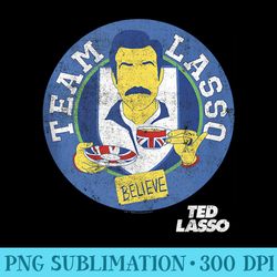 ted lasso team lasso silhouette v1 - png illustration download