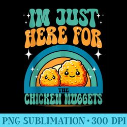 cute fast food kawaii chicken nuggets - png graphics download