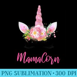 s mamacorn pregnant unicorn mom - png graphics download