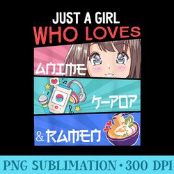 just a girl who loves anime kpop ramen kpop lover kawaii - free png download