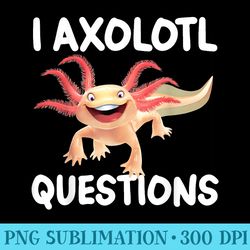 i axolotl questions funny blue axolotl kawaii - png download resource