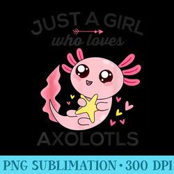 axolotl kawaii clothes for girls cute pet fish axolotl - png download resource