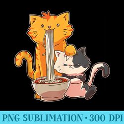 cat ramen anime kawaii neko - transparent png download