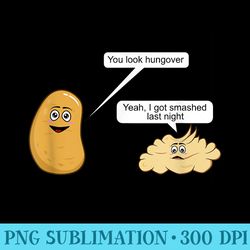 funny mashed potato joke for potato lovers - png download transparent background