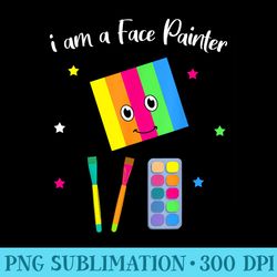 i am a face painter funny kawaii art lover - shirt image download