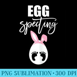 eggspecting easter pregnancy baby announcement - transparent png design