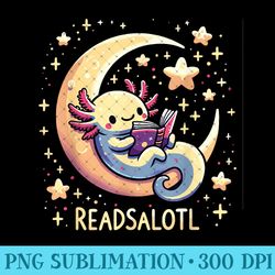 axolotl books readsalotl reading bookworm girls - unique sublimation patterns