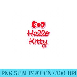 hello kitty signature logo - unique sublimation patterns