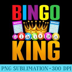 bingo king bingo player male - printable png graphics