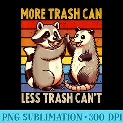 racoon opossum trash eater more trash can less trash cant - png illustration download