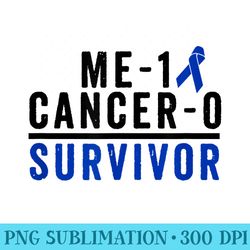 colon cancer survivor awareness dark blue ribbon - transparent shirt design