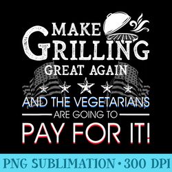 Make Grilling Great Again Trump Bbq Pit Master Grill - Transparent Png Artwork