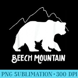 beech mountain north carolina blue ridge black mountain bear - png download gallery