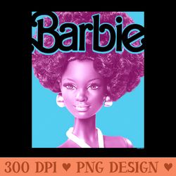 barbie - afro barbie - dolled up - sublimation printables png download