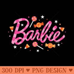 barbie - halloween candy logo - sublimation backgrounds png
